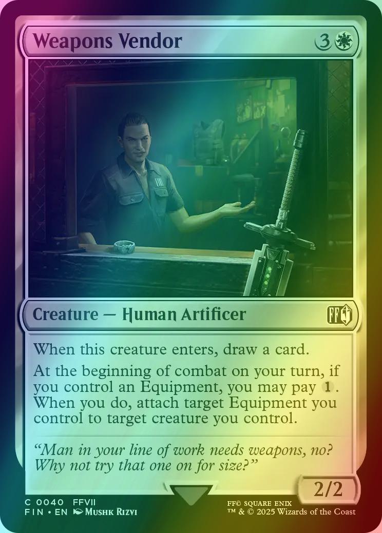 Weapons Vendor [40] [FINAL FANTASY] [Foil]
