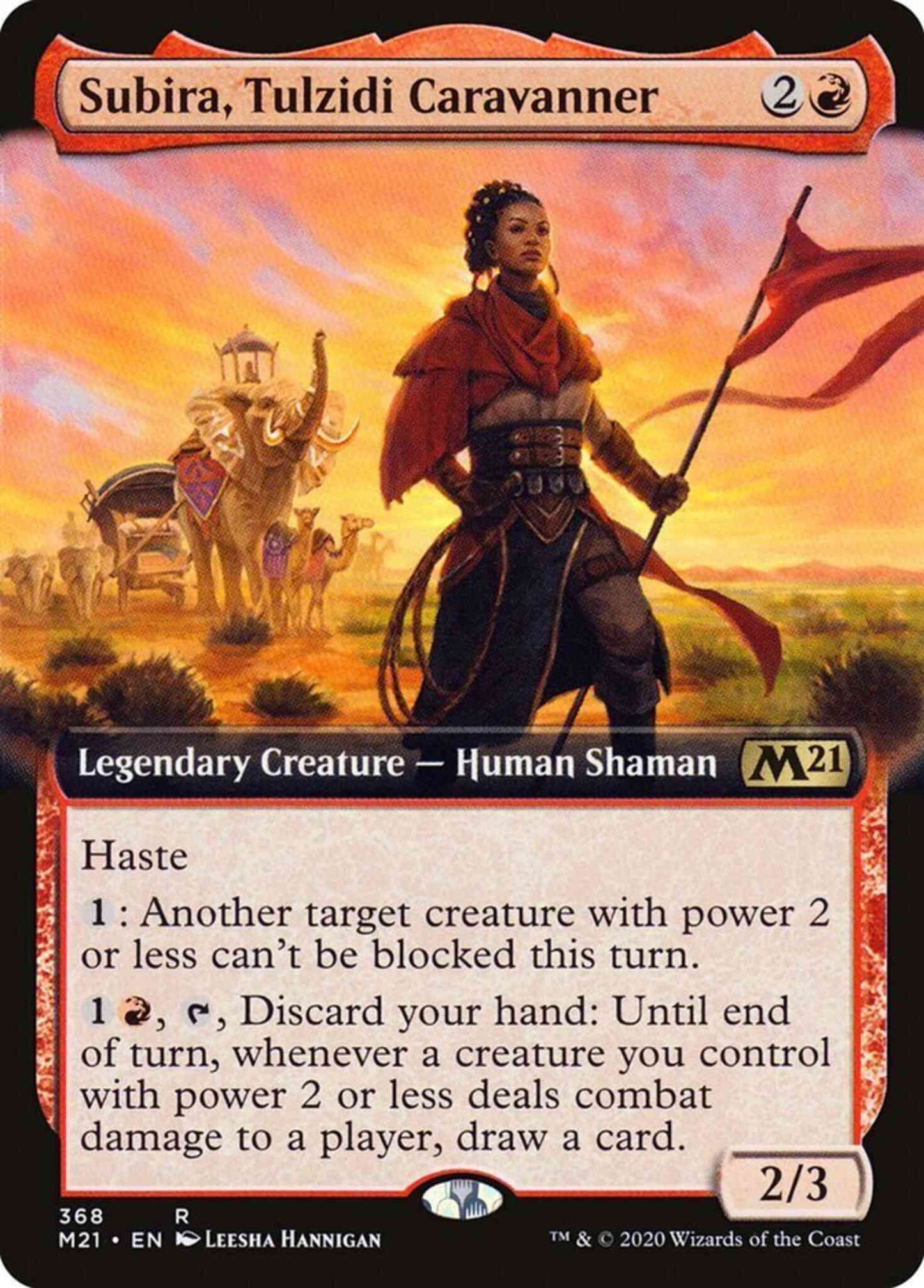 Subira, Tulzidi Caravanner [368] [Extended Art] [Core Set 2021] [Non-Foil]