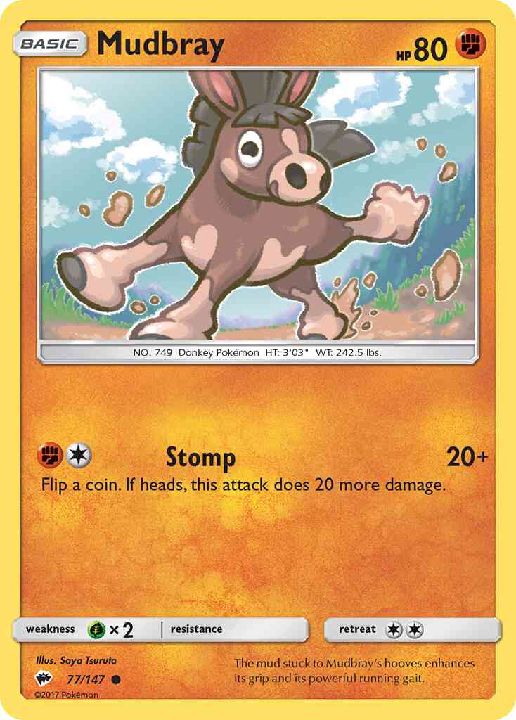 Mudbray - 77/147 - Common [sm3-77] [Non-Holo]
