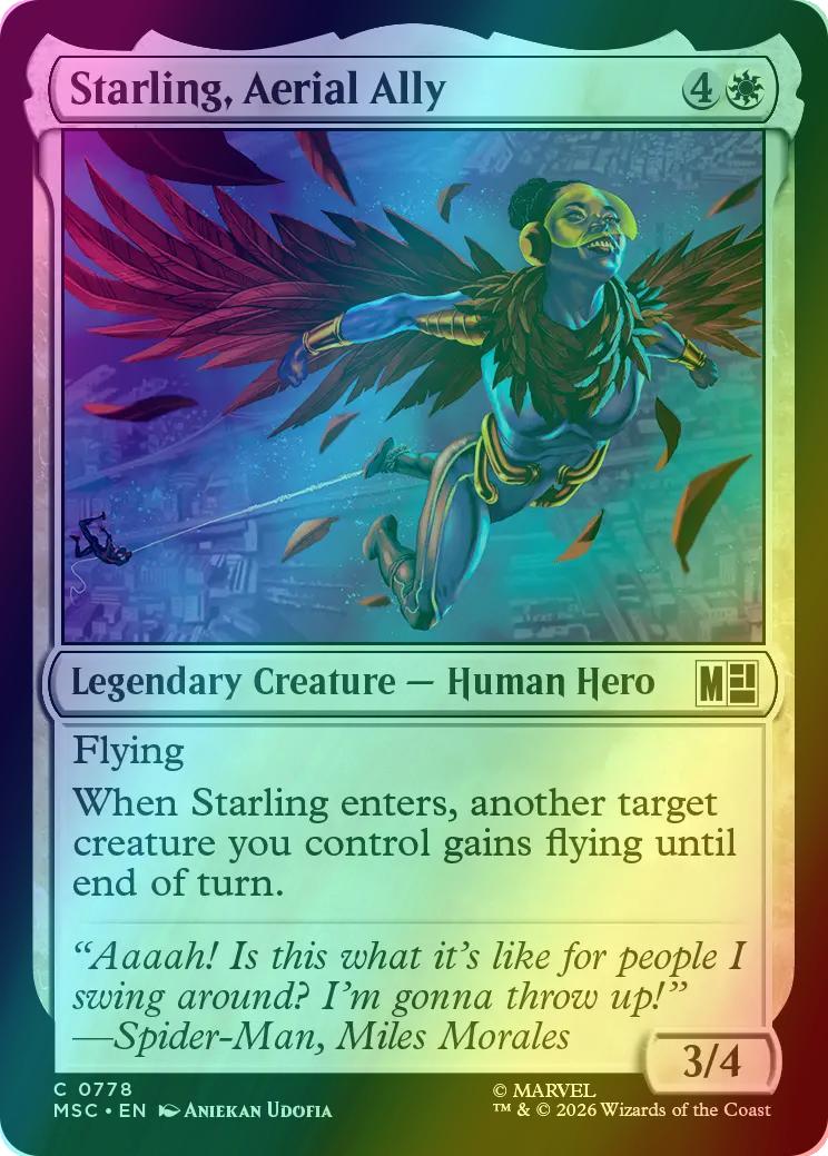 Starling, Aerial Ally [778] [Jumpstart] [Marvel Super Heroes: Commander] [Foil]