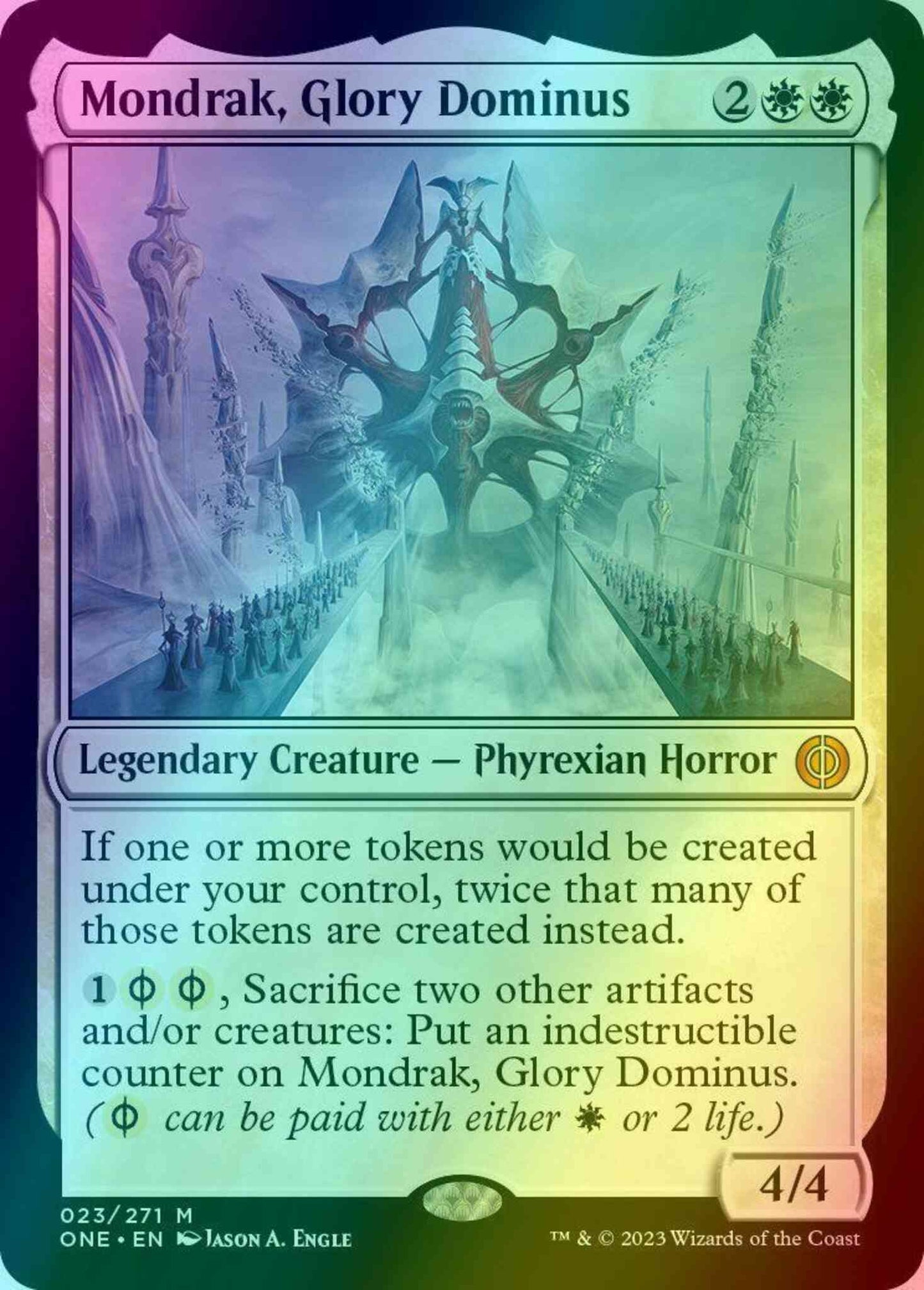 Mondrak, Glory Dominus [23] [Phyrexia: All Will Be One] [Foil]