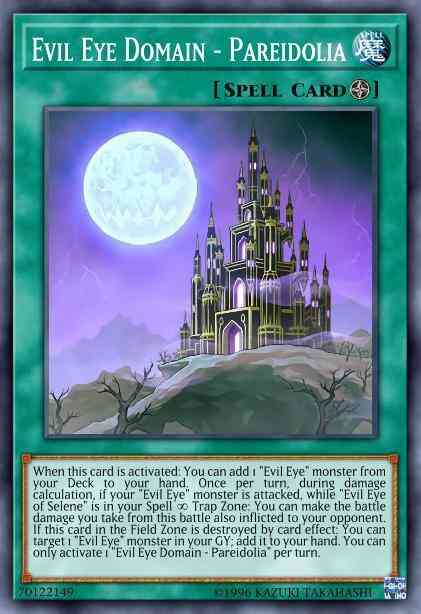 Evil Eye Domain - Pareidolia - INCH-EN033 - Secret Rare - 1st Edition
