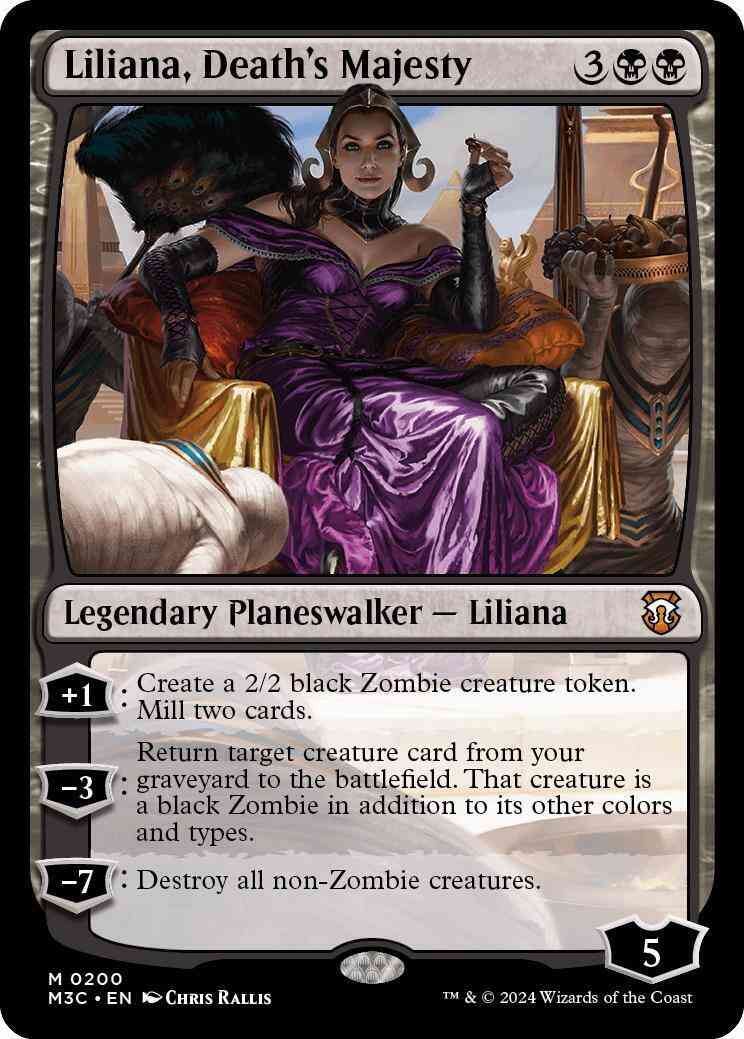 Liliana, Death's Majesty [200] [Modern Horizons 3: Commander] [Non-Foil]