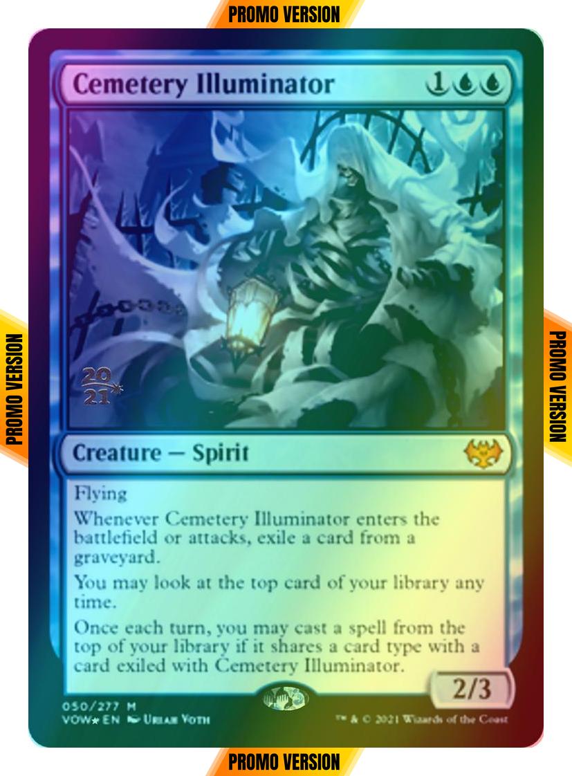 Cemetery Illuminator [Prerelease] [50s] [Innistrad: Crimson Vow: Promos] [Foil]