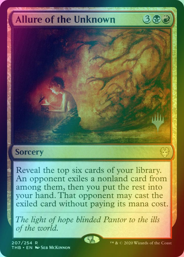 Allure of the Unknown [207p] [Promo Pack] [Theros Beyond Death Promos] [Foil]