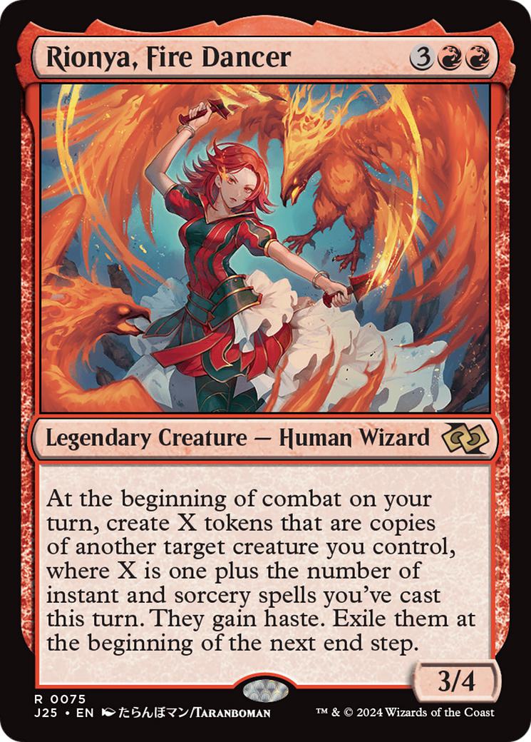 Rionya, Fire Dancer [75] [Anime] [Foundations: Jumpstart] [Non-Foil]