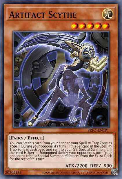 Artifact Scythe - PRIO-EN000 - Super Rare - Unlimited