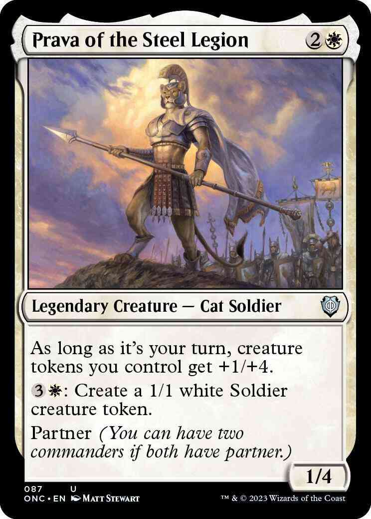 Prava of the Steel Legion [87] [Phyrexia: All Will Be One: Commander] [Non-Foil]