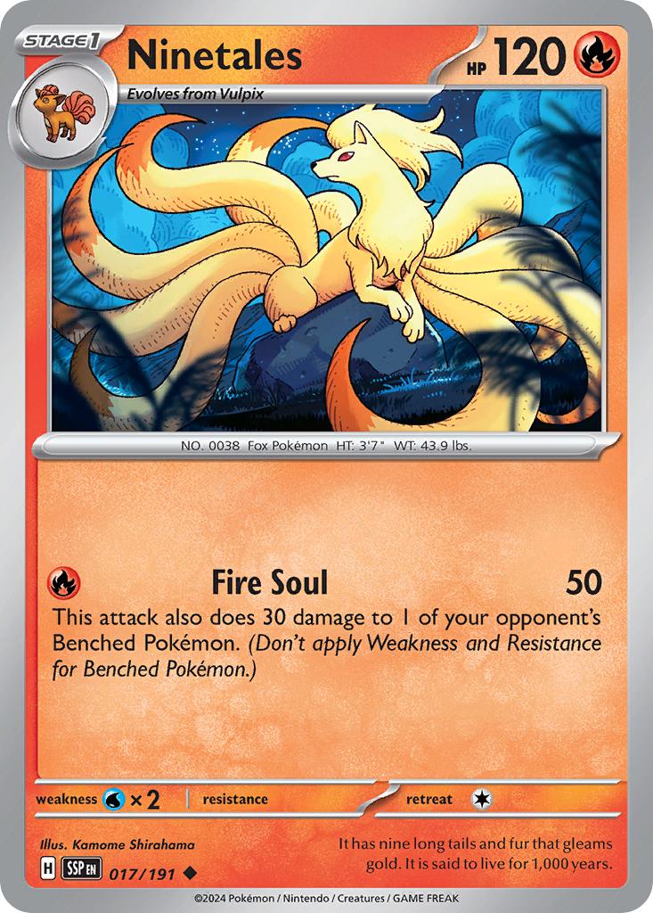 Ninetales - 017/191 - Uncommon [sv08-017] [Non-Holo]