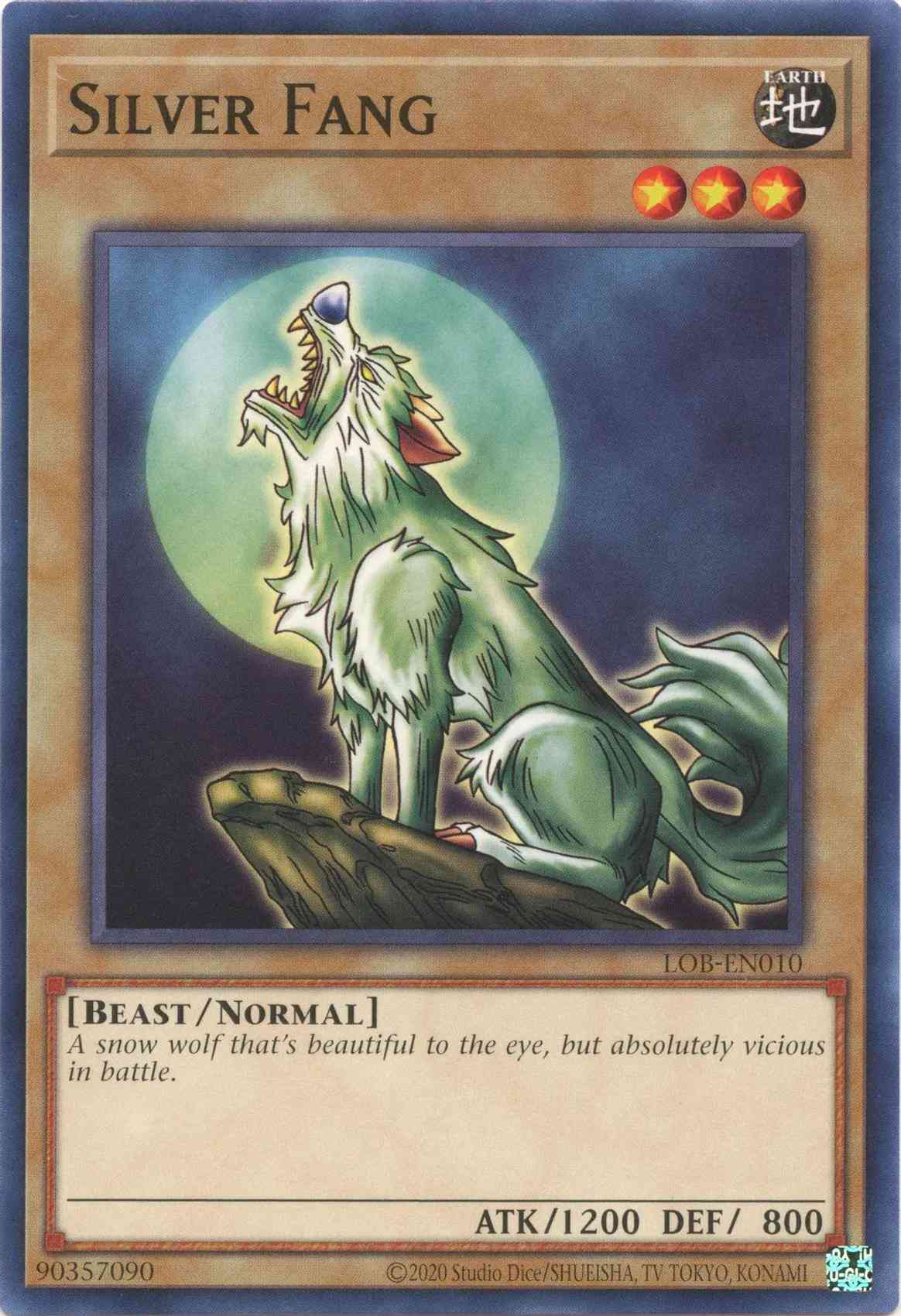 Silver Fang - 25th Anniversary - LOB-EN010 - Common - Unlimited