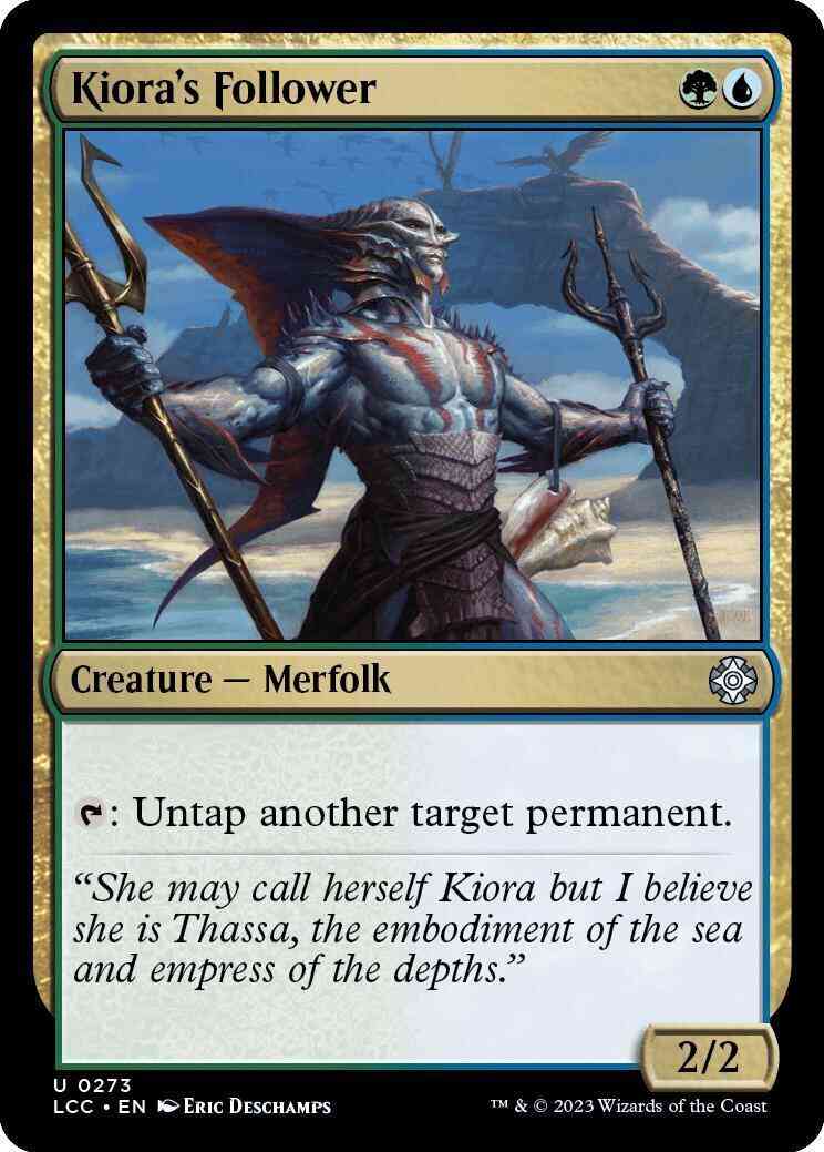 Kiora's Follower [273] [The Lost Caverns of Ixalan: Commander] [Non-Foil]