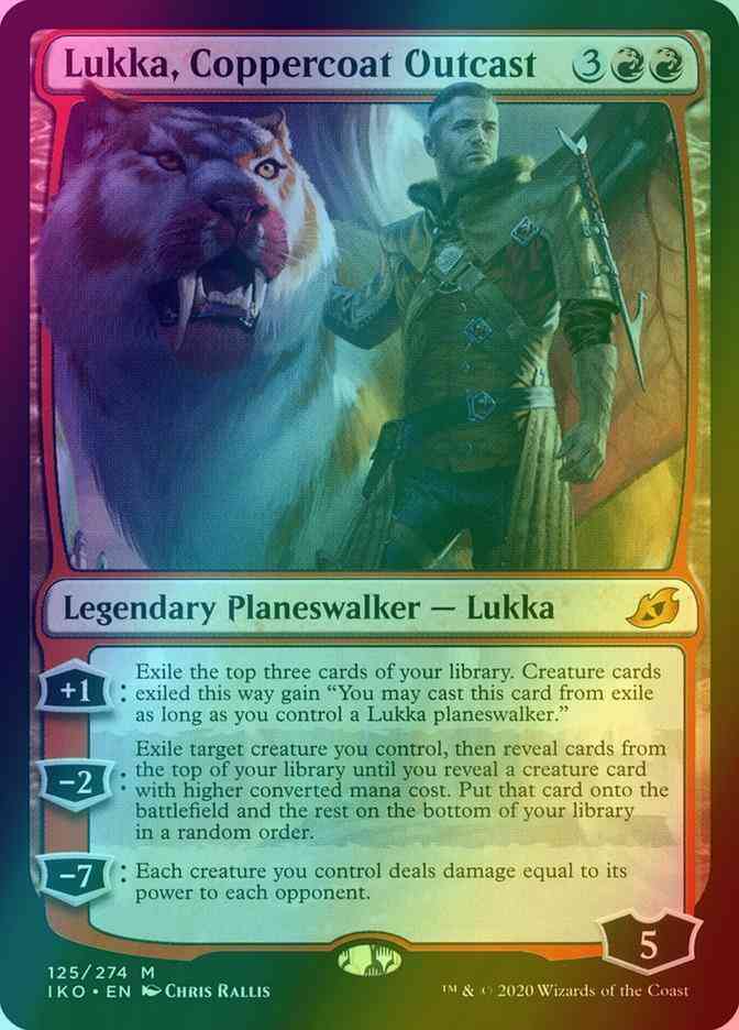 Lukka, Coppercoat Outcast [125] [Ikoria: Lair of Behemoths] [Foil]
