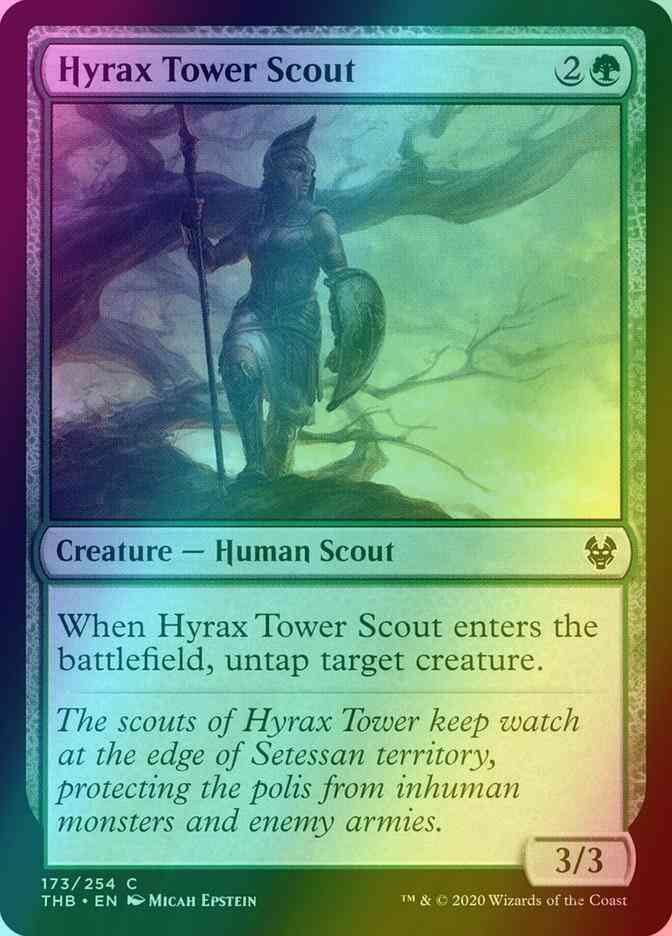 Hyrax Tower Scout [173] [Theros Beyond Death] [Foil]