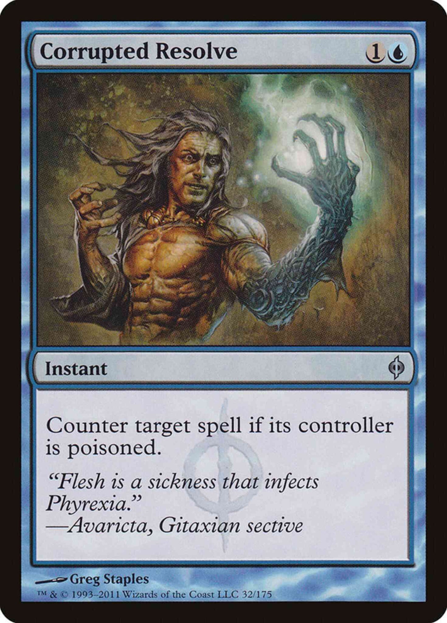 Corrupted Resolve [32] [New Phyrexia] [Non-Foil]
