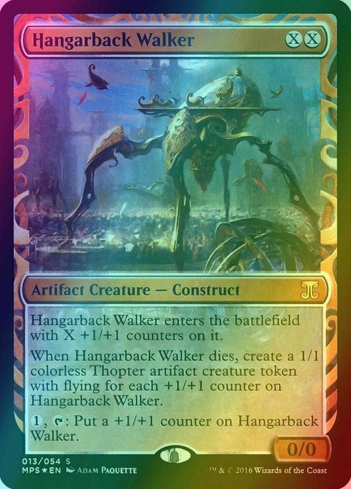 Hangarback Walker [13] [Masterpiece Series] [Kaladesh Inventions] [Foil]