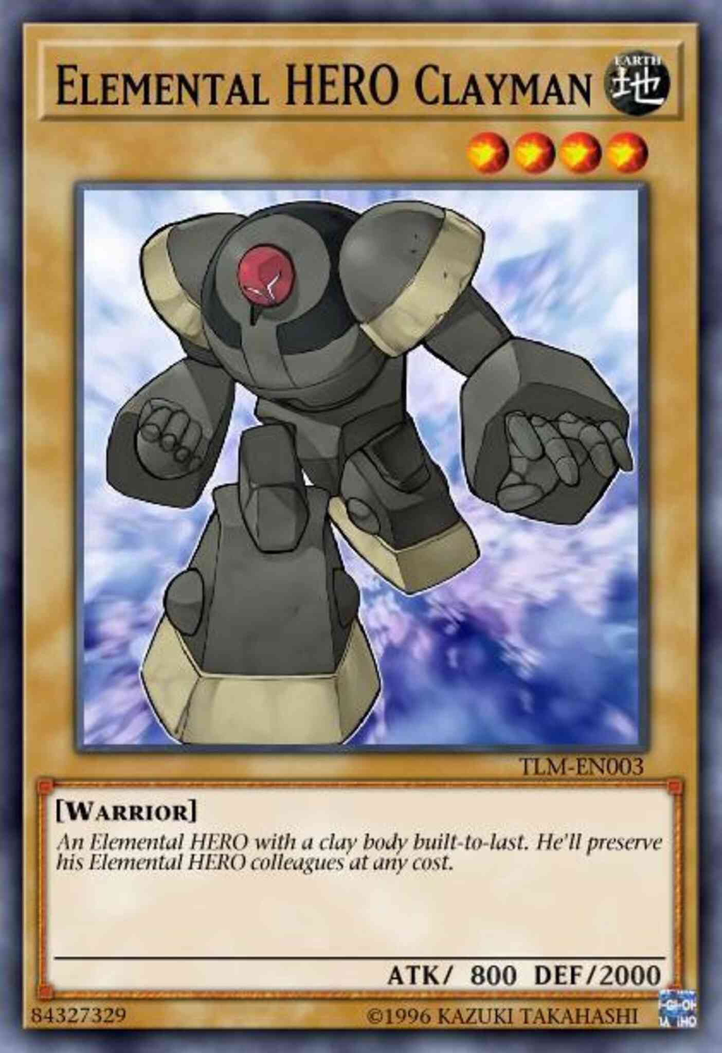 Elemental HERO Clayman - DP1-EN003 - Common - 1st Edition
