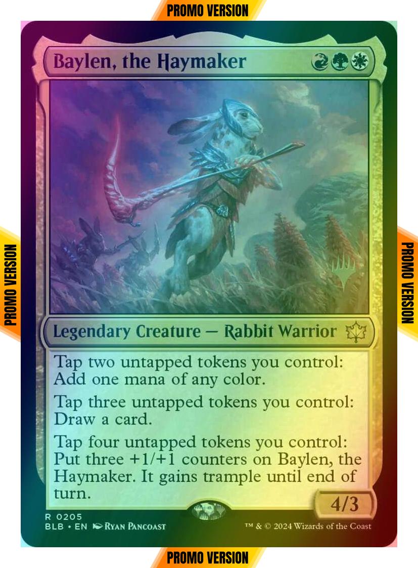 Baylen, the Haymaker [205p] [Promo Pack] [Bloomburrow: Promos] [Foil]