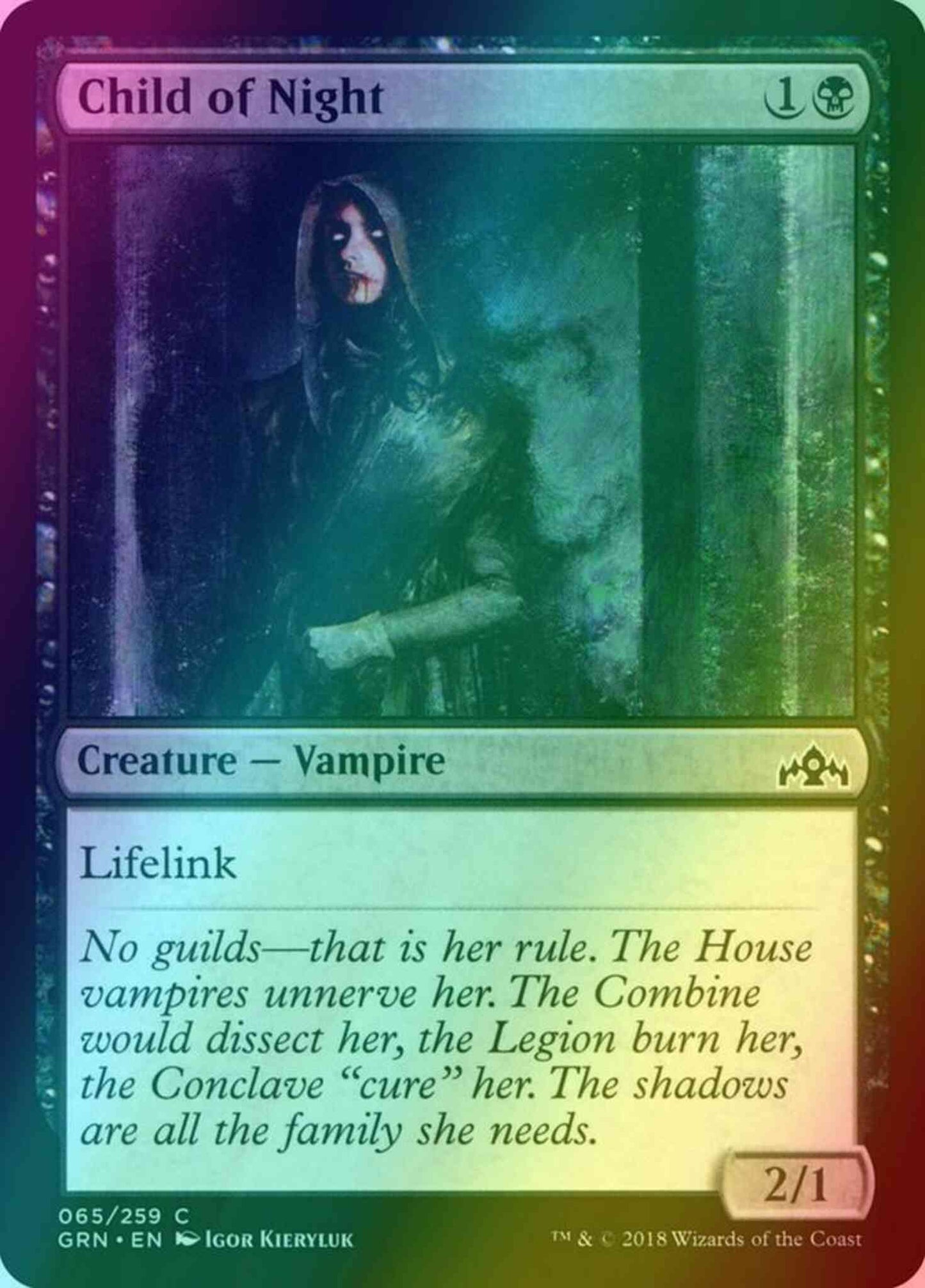 Child of Night [65] [Guilds of Ravnica] [Foil]