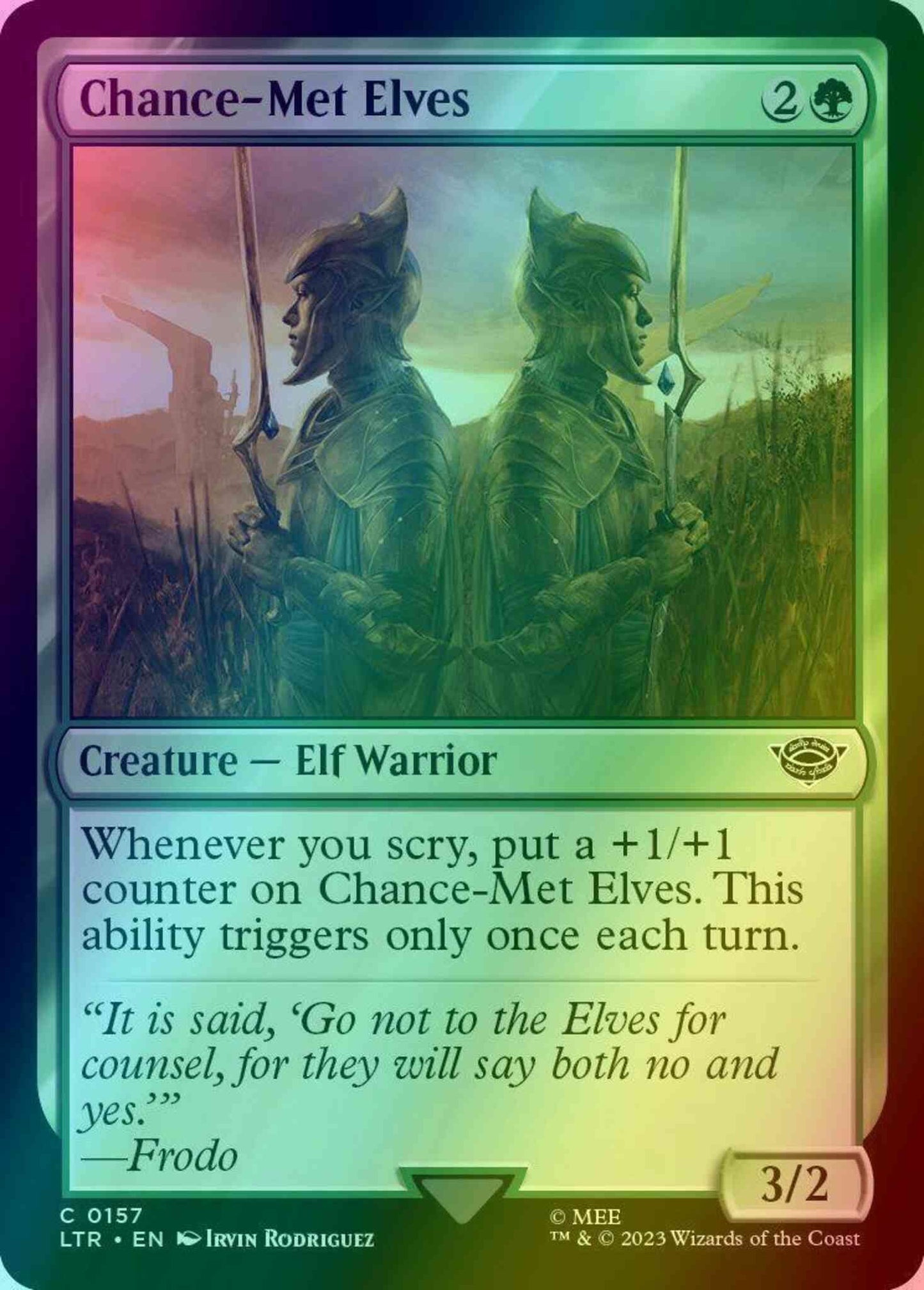 Chance-Met Elves [157] [The Lord of the Rings: Tales of Middle-earth] [Foil]