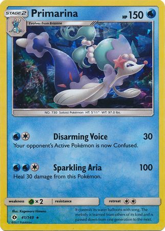 Primarina - 41/149 - Theme Deck Exclusive [sm1msp-41] [Cracked Ice Holo]