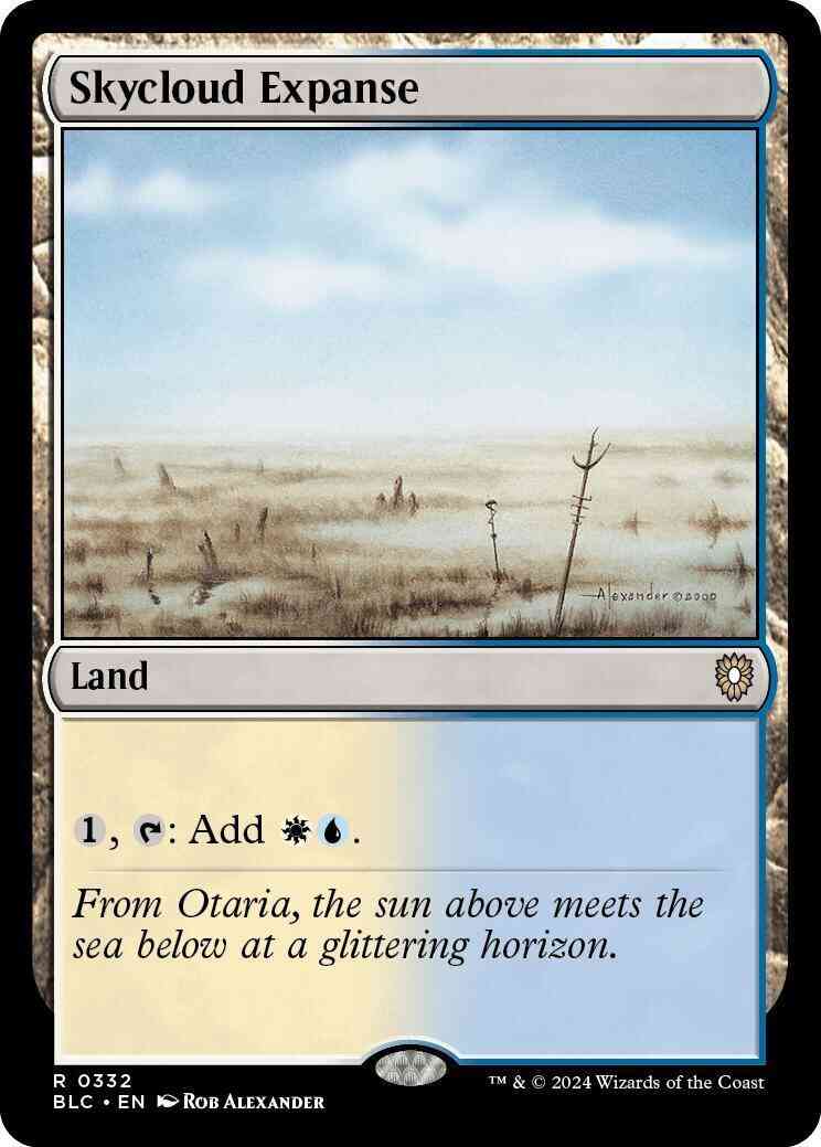 Skycloud Expanse [332] [Bloomburrow: Commander] [Non-Foil]