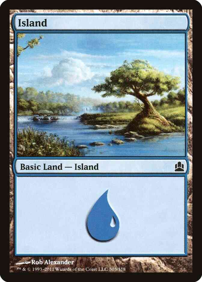 Island [303] [Commander 2011] [Non-Foil]