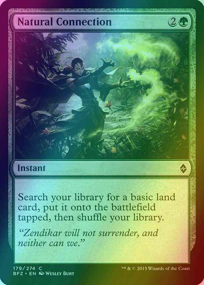 Natural Connection [179] [Battle for Zendikar] [Foil]