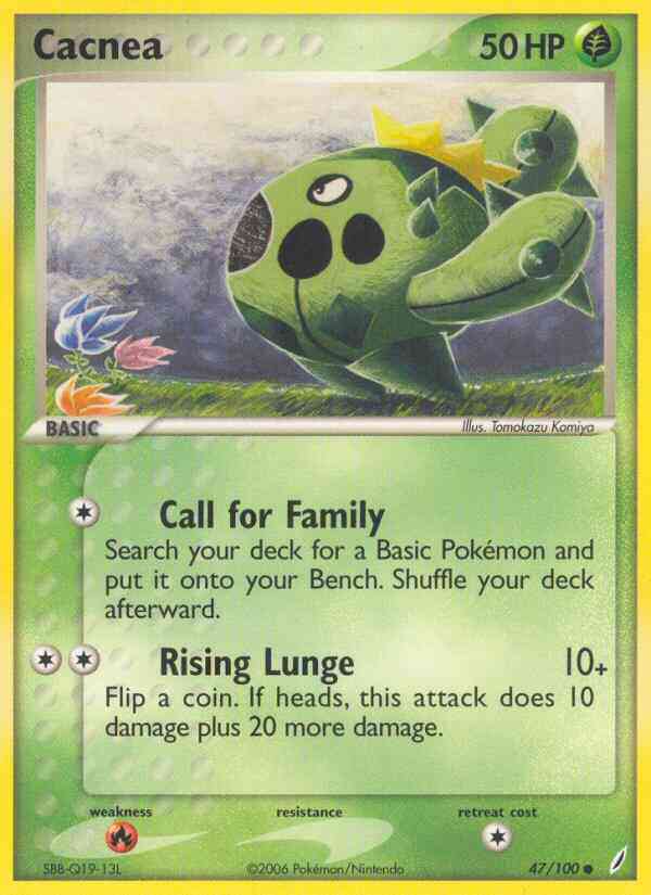 Cacnea - 47/100 - Common [ex14-47] [Reverse Holo]
