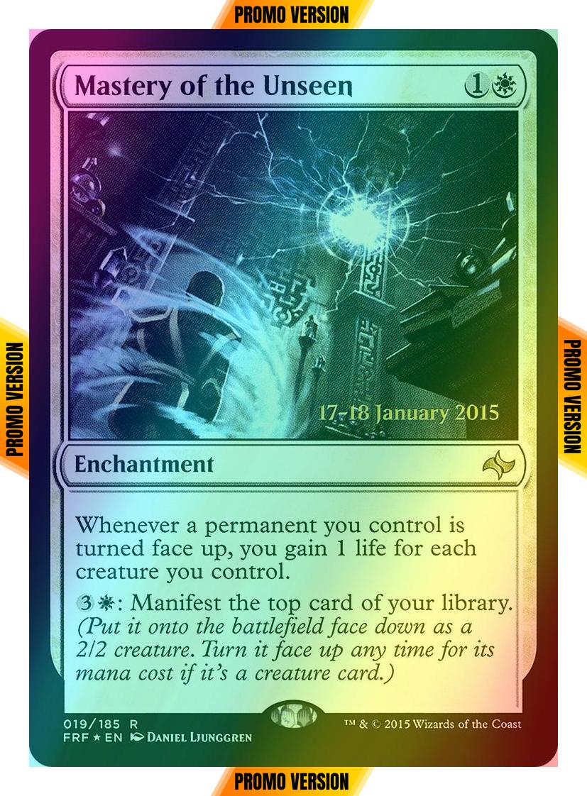Mastery of the Unseen [19s] [Fate Reforged Promos] [Foil]