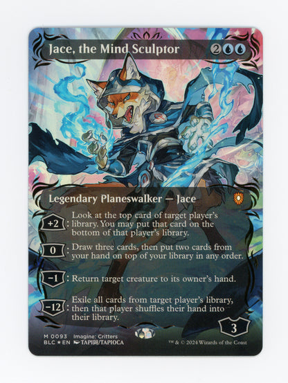 Jace, the Mind Sculptor — Borderless|Anime|Raised Foil — ID 19800