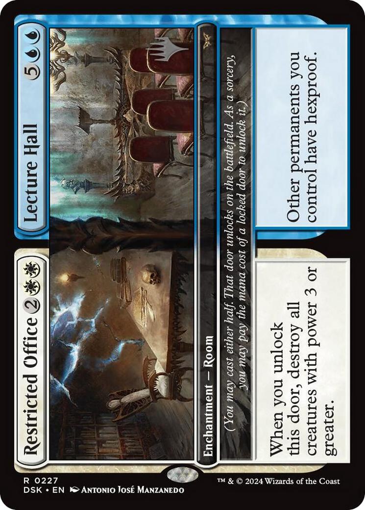 Restricted Office // Lecture Hall [227p] [Promo Pack] [Duskmourn: House of Horror: Promos] [Non-Foil]