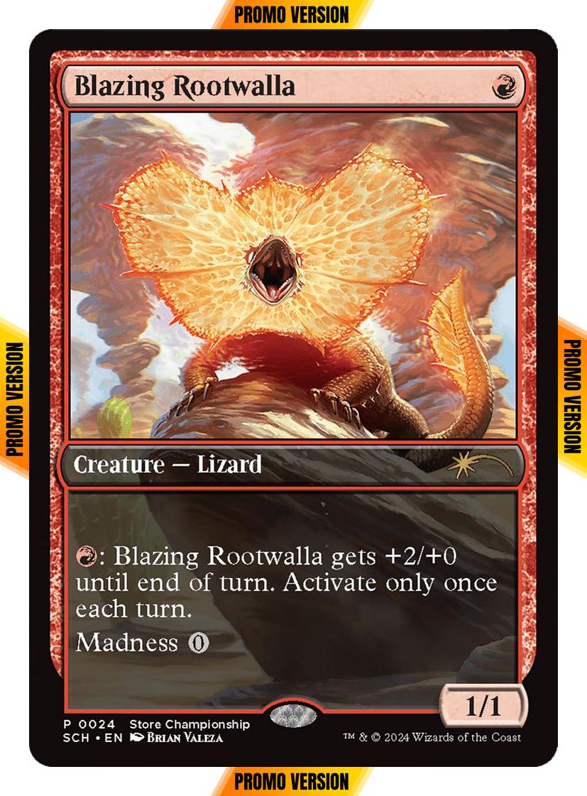 Blazing Rootwalla [24] [Store Championships] [Non-Foil]