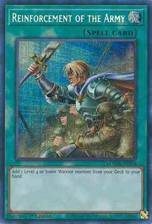 Reinforcement of the Army - MAMA-EN108 - Pharaoh Secret Rare - 1st Edition