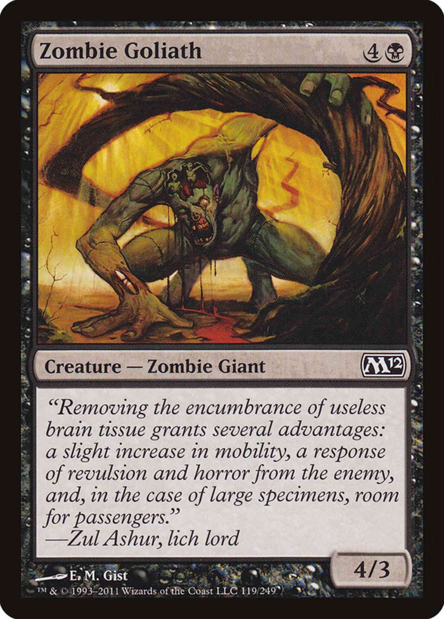 Zombie Goliath [119] [Magic 2012] [Non-Foil]