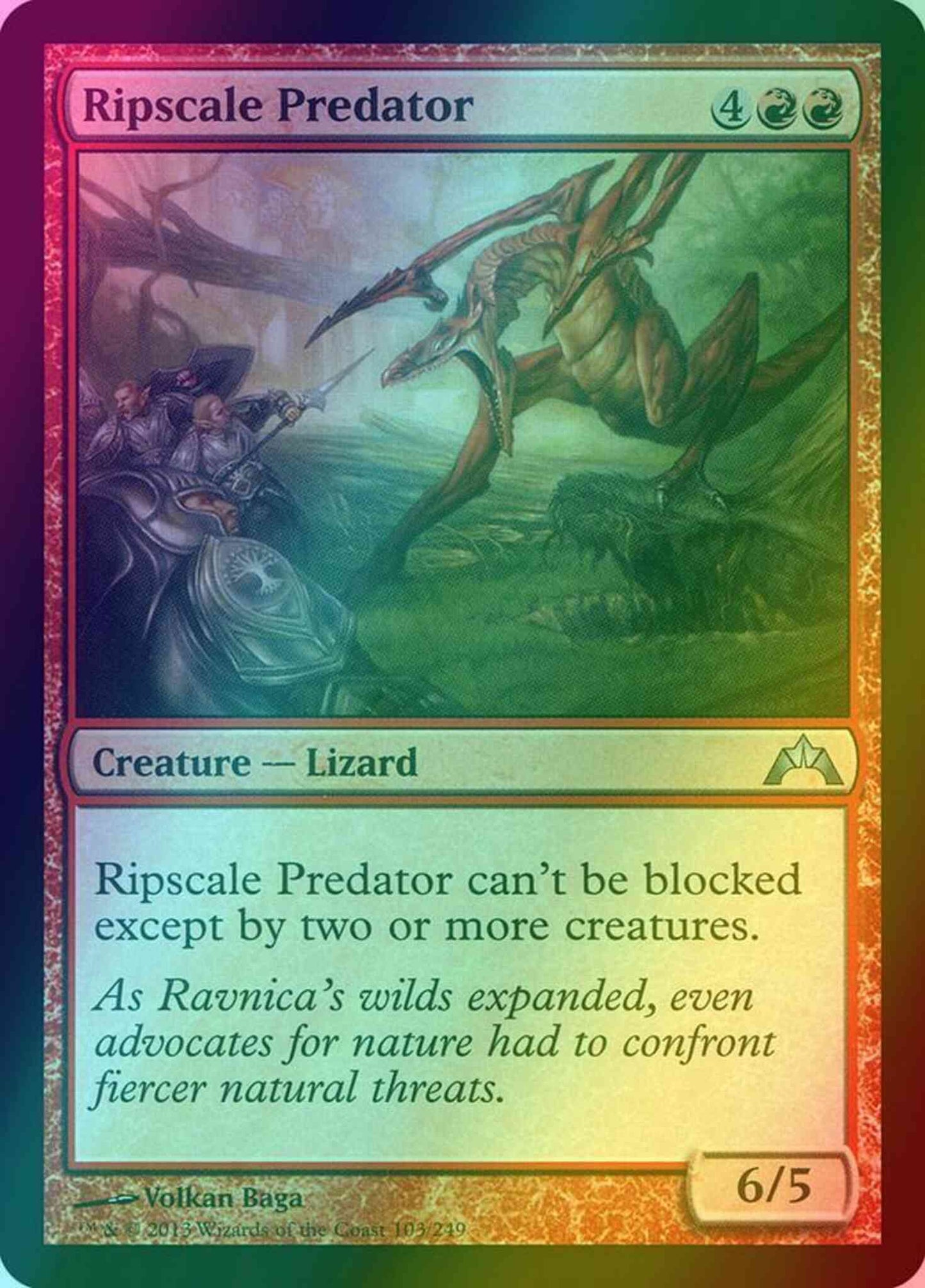 Ripscale Predator [103] [Gatecrash] [Foil]