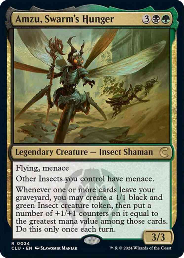 Amzu, Swarm's Hunger [24] [Ravnica: Clue Edition] [Non-Foil]
