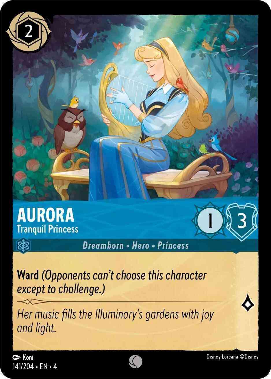 Aurora - Tranquil Princess - 141/204 [Ursula's Return] [Non-Foil]