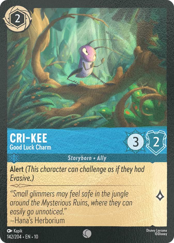 Cri-Kee - Good Luck Charm - 142/204 [Whispers in the Well] [Cold Foil]