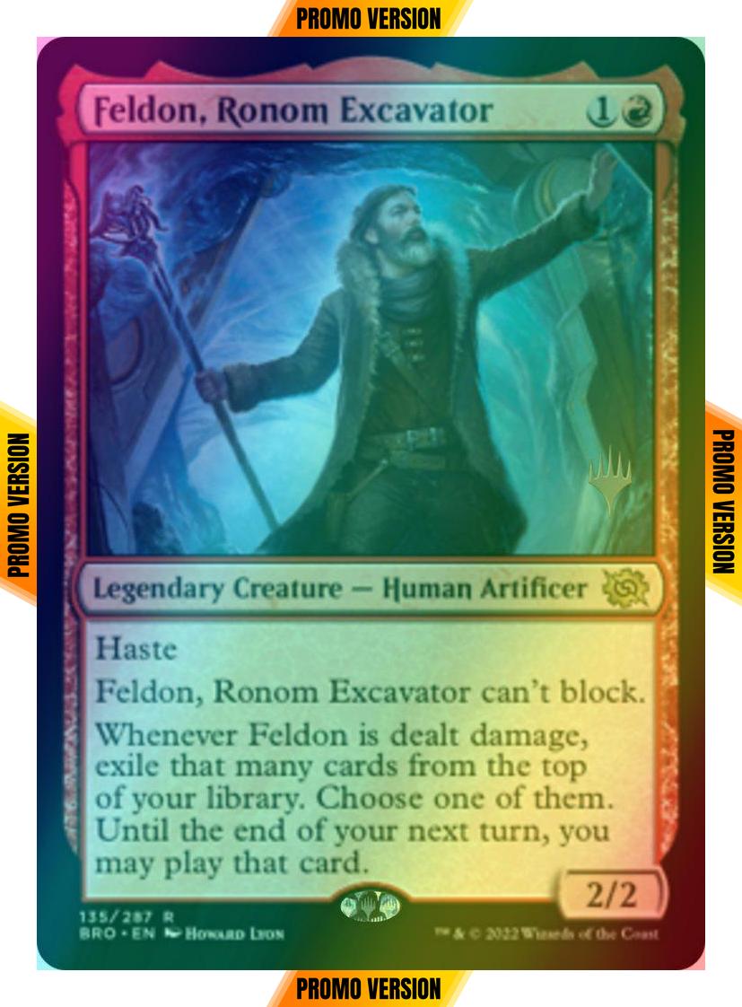 Feldon, Ronom Excavator [135p] [Promo Pack] [The Brothers' War: Promos] [Foil]