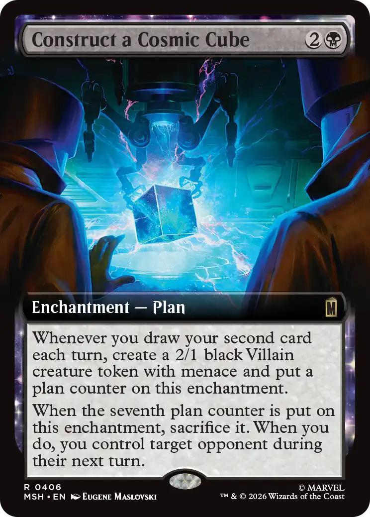 Construct a Cosmic Cube [406] [Extended Art] [Marvel Super Heroes] [Non-Foil]