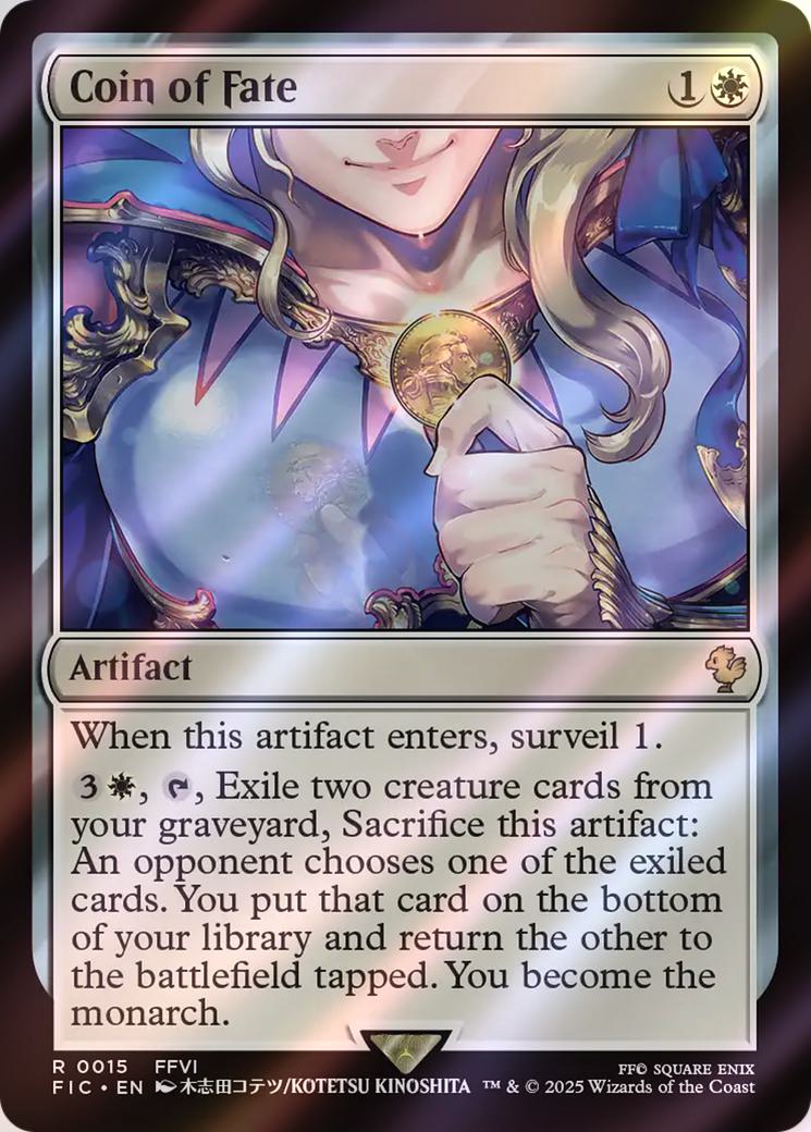 Coin of Fate [15] [FINAL FANTASY: Commander] [Surge Foil]