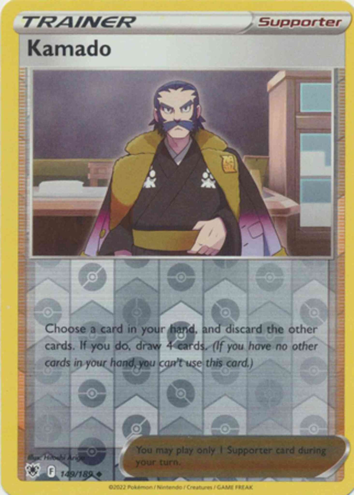Kamado - 149/189 - Uncommon [swsh10-149] [Reverse Holo]