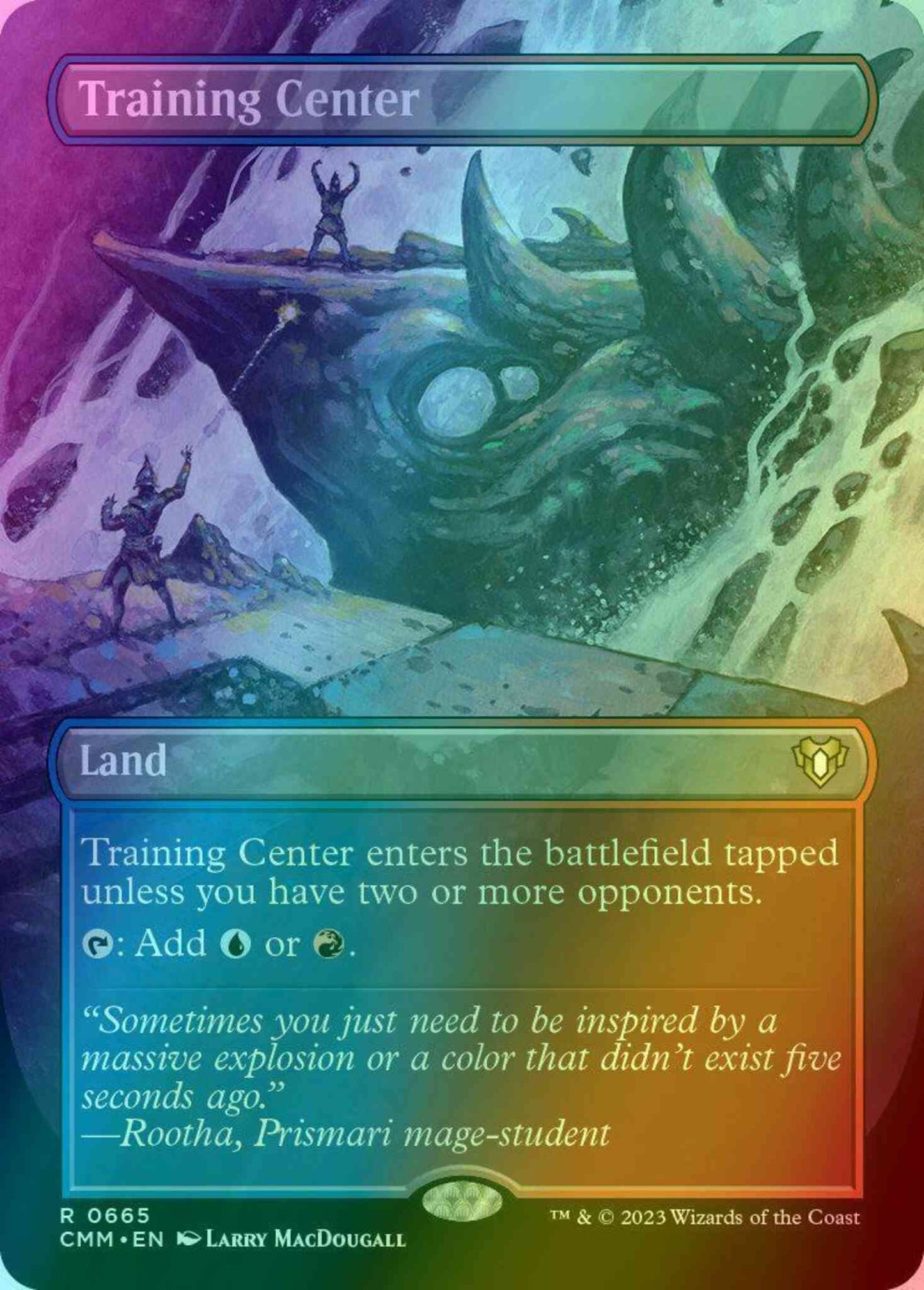 Training Center [665] [Borderless] [Commander Masters] [Foil]