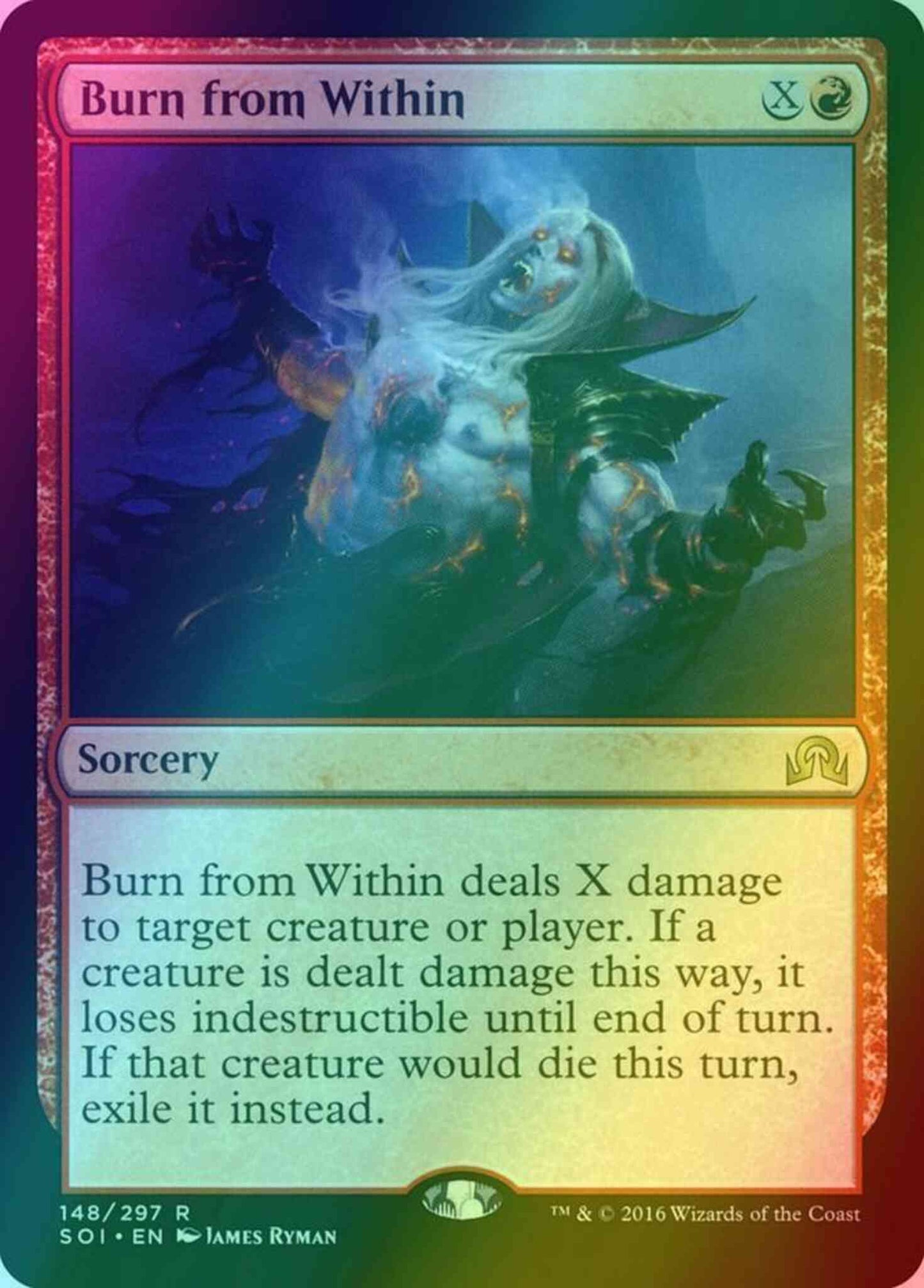 Burn from Within [148] [Shadows over Innistrad] [Foil]