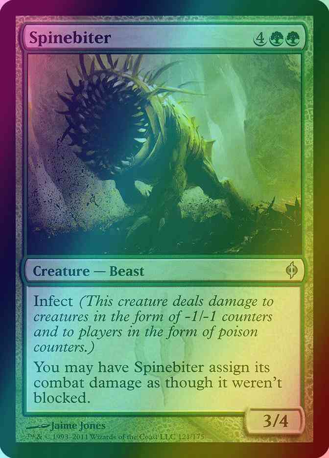 Spinebiter [121] [New Phyrexia] [Foil]