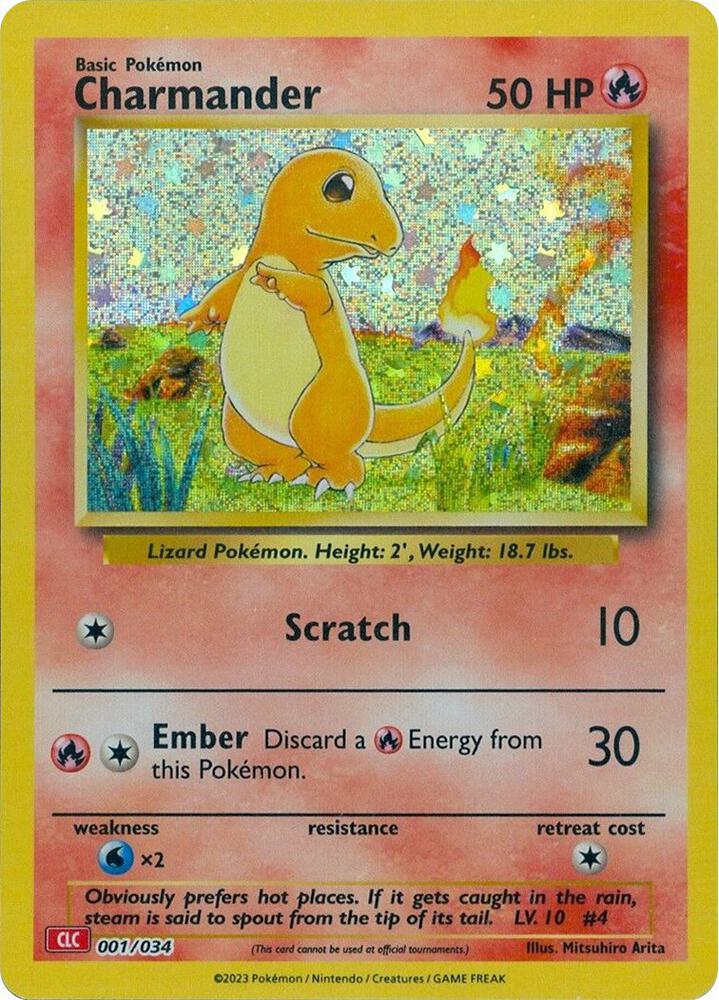 Charmander - 001/034 - Promo - CLC [tcgc-CLC001] [Holo]