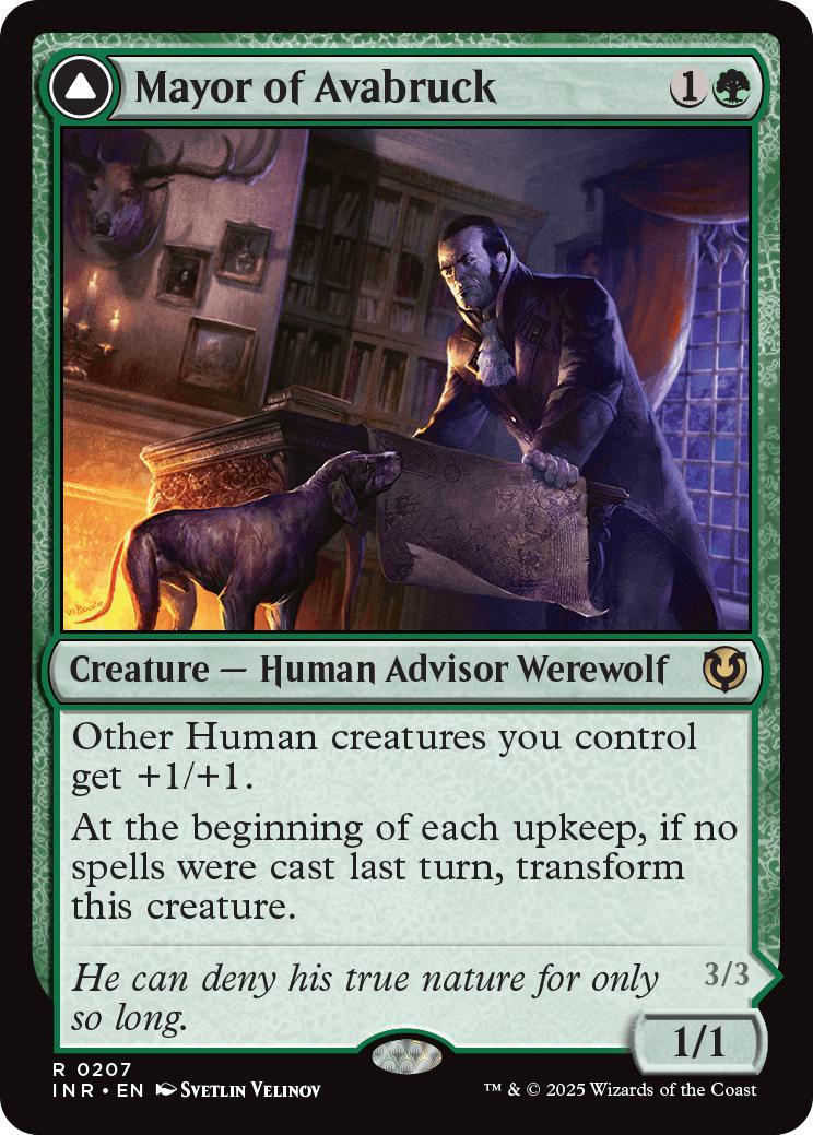 Mayor of Avabruck // Howlpack Alpha [207] [Innistrad Remastered] [Non-Foil]