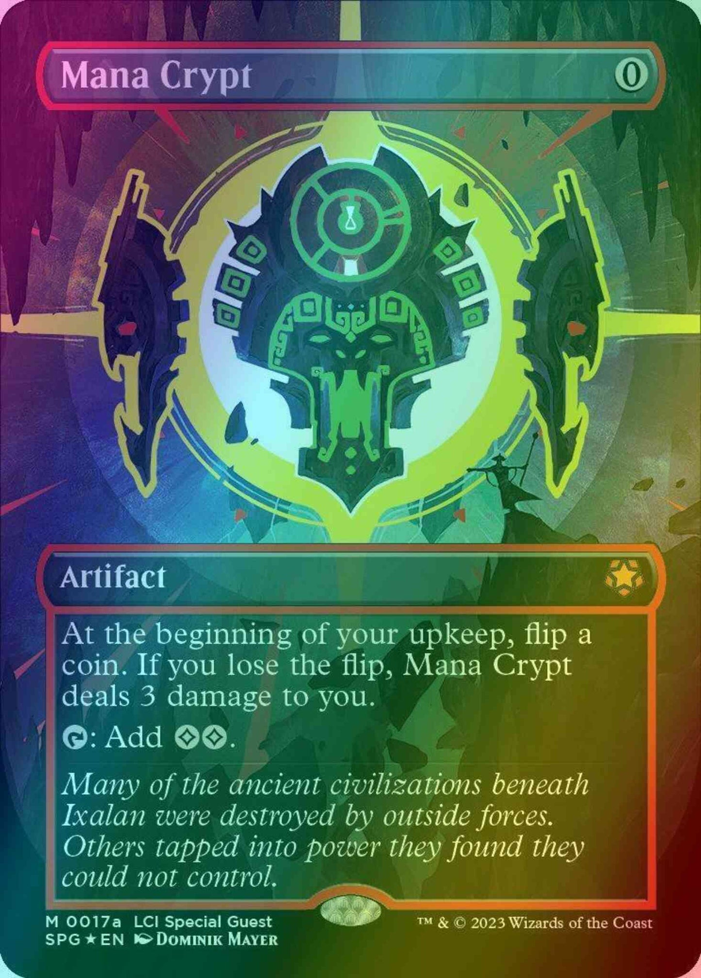 Mana Crypt [17a] [Neon Ink Showcase] [Rainbow] [Special Guests] [Foil]