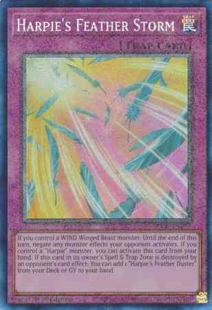 Harpie's Feather Storm - RA01-EN073 - Prismatic Collector's Rare - 1st Edition