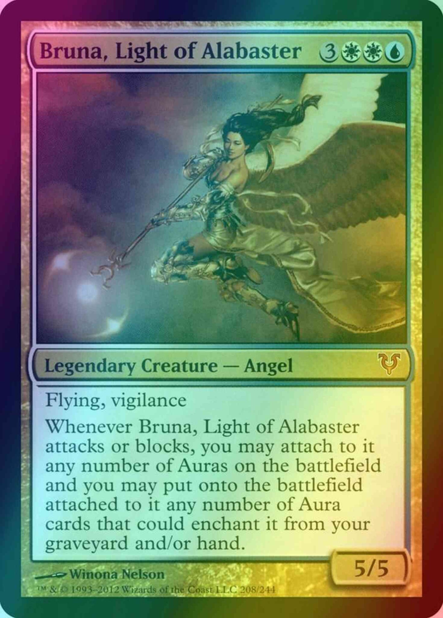 Bruna, Light of Alabaster [208] [Avacyn Restored] [Foil]